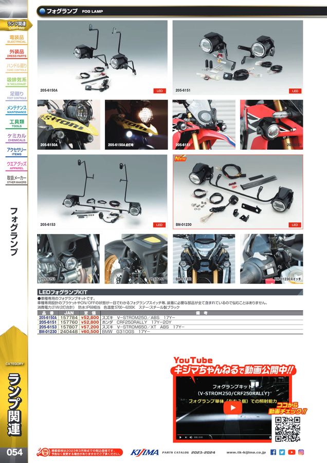 Kijima parts catalog 2023-2024