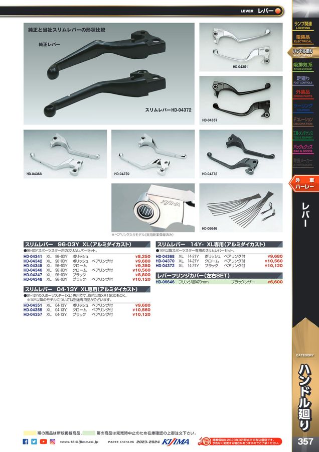 Kijima parts catalog 2023-2024