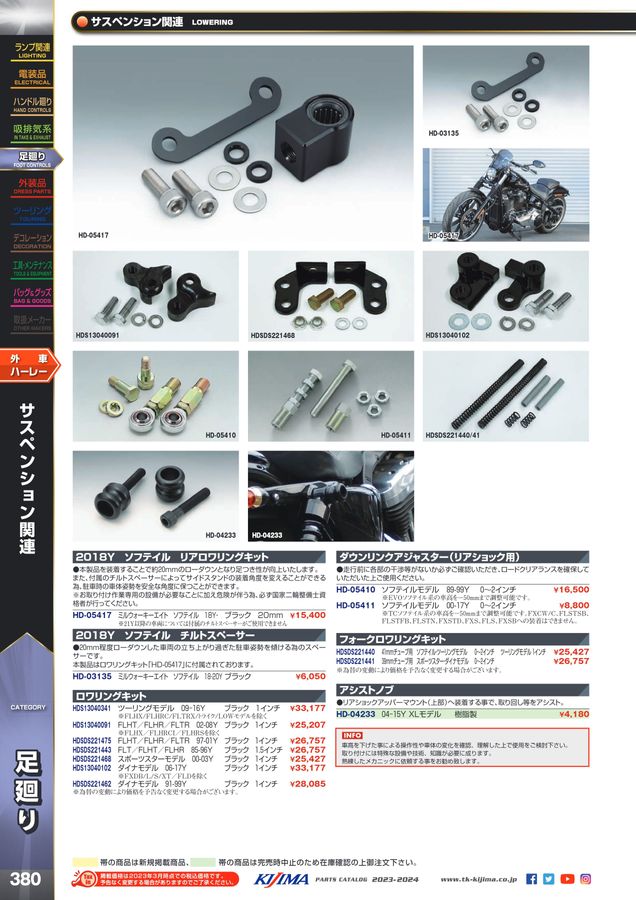 Kijima parts catalog 2023-2024