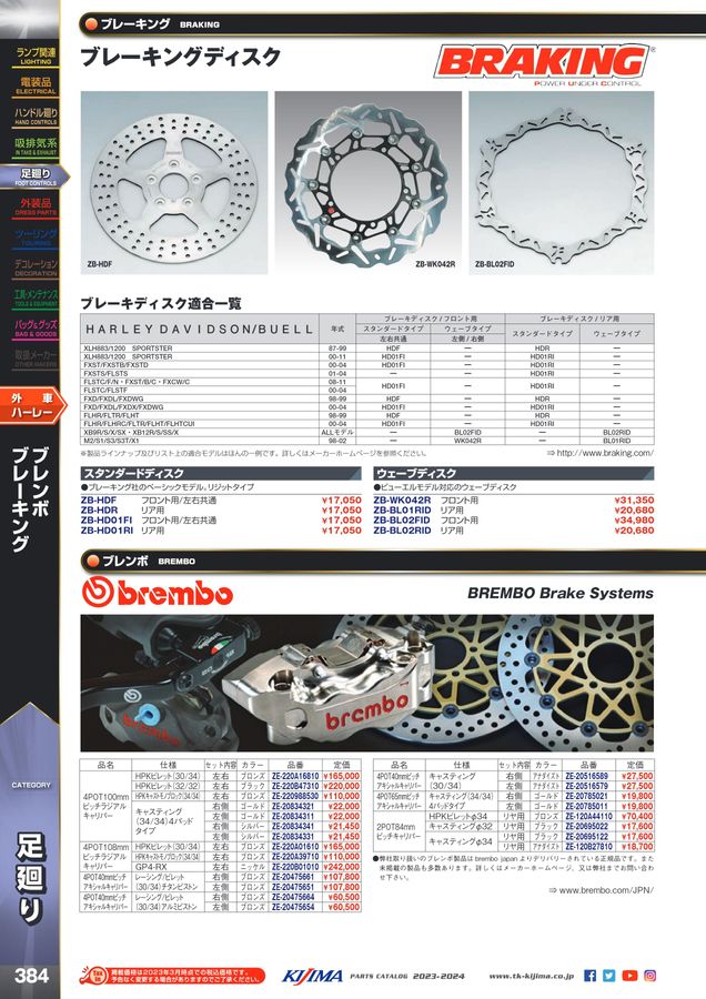 Kijima parts catalog 2023-2024