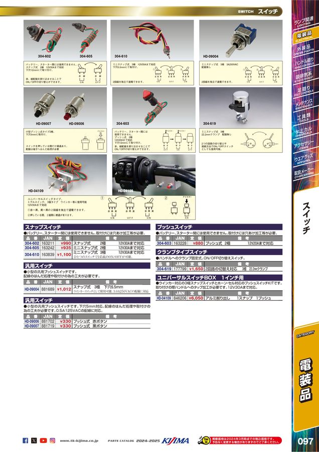 kijima parts catalog 2024-2025
